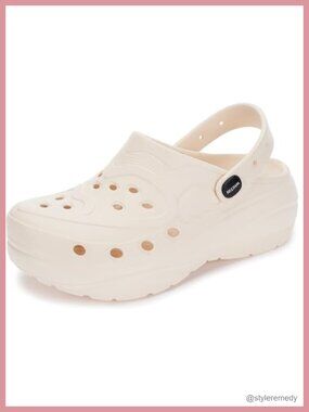 WHITIN Women's Clogs Slip-On Thick Cushioned Sole Waterproof Garden Shoes